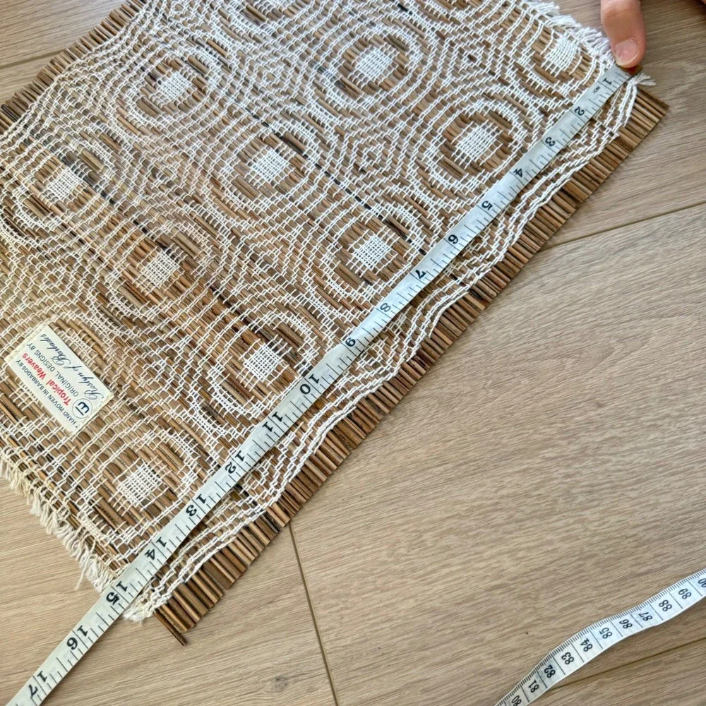 Vintage Tropical Weavers Barbados Hand Woven Placemats Set of 8 Roslyn Designs
